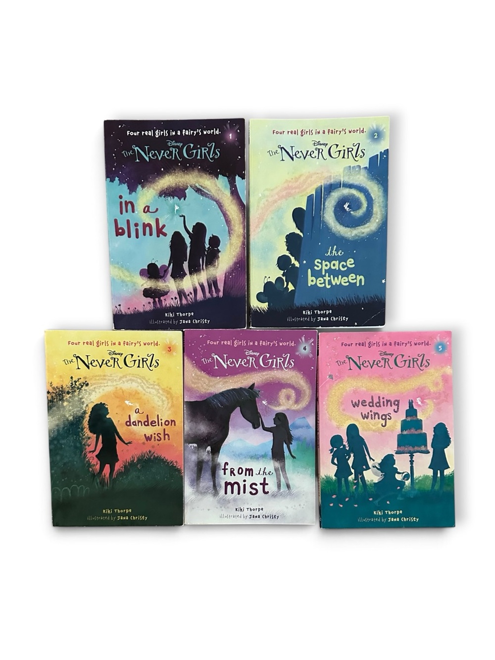 Disney The Never Girls Book Set Books 1–5 by Kiki Thorpe (Paperback)